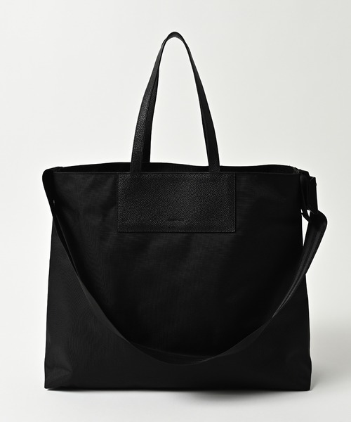 ADAM PATEK(アダムパテック)の「【ADAMPATEK/アダムパテック】new shrink leather combi big tote bag/レザーコンビ2wayトートバッグ(トートバッグ・レディース・ブラック系/ブラック系その他・FREE)」の7枚目の写真