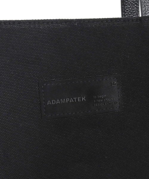 ADAM PATEK(アダムパテック)の「【ADAMPATEK/アダムパテック】new shrink leather combi big tote bag/レザーコンビ2wayトートバッグ(トートバッグ・レディース・ブラック系/ブラック系その他・FREE)」の9枚目の写真