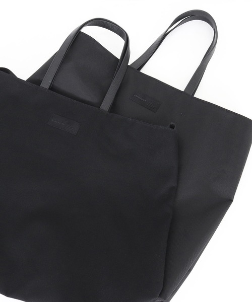 ADAM PATEK(アダムパテック)の「【ADAMPATEK/アダムパテック】new shrink leather combi big tote bag/レザーコンビ2wayトートバッグ(トートバッグ・レディース・ブラック系/ブラック系その他・FREE)」の20枚目の写真
