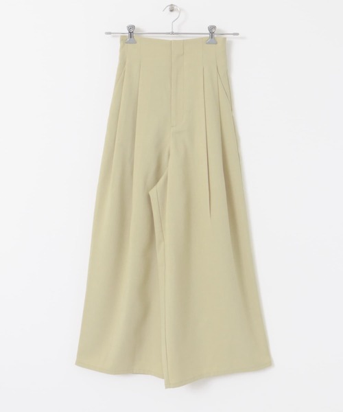 URBAN RESEARCH ROSSO WOMEN(アーバンリサーチ ロッソ)の「ハイウエストワイドパンツ(その他パンツ・レディース・ライトベージュ/ブルー・38/36)」の10枚目の写真