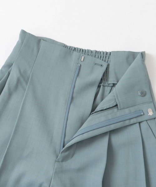 URBAN RESEARCH ROSSO WOMEN(アーバンリサーチ ロッソ)の「ハイウエストワイドパンツ(その他パンツ・レディース・ライトベージュ/ブルー・38/36)」の12枚目の写真