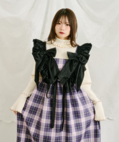 クティールとレトロ】SET着用可 2WAYフリルリボンハーネス（その他