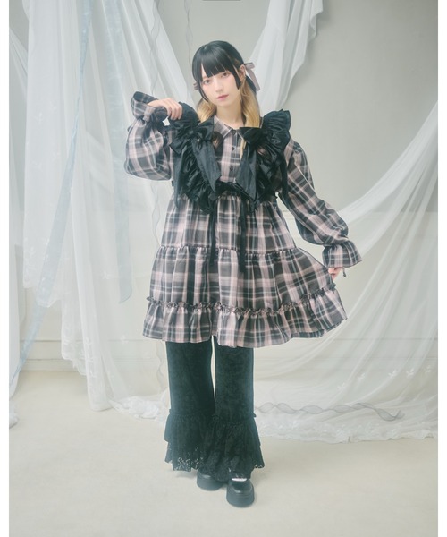 クティールとレトロ】SET着用可 2WAYフリルリボンハーネス（その他