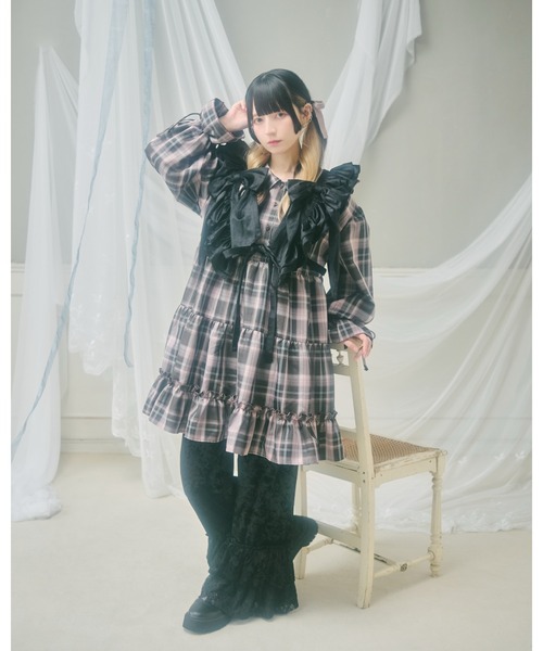 クティールとレトロ】SET着用可 2WAYフリルリボンハーネス（その他