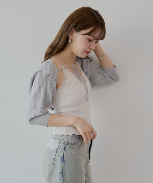 セール】パット付きレースキャミ（キャミソール）｜Chico（チコ