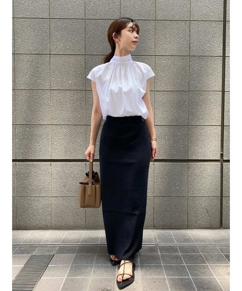 「Mila Owen」 ノースリーブブラウス ONE SIZE ブラック レディース Mila Owen - ⚠️値下げ中 ミラオーウェン ノースリーブブラウス