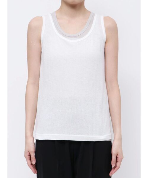 ELENDEEK エレンディーク　タンクトップ SQUARE NECK PAD TANK | ELENDEEK/エレン