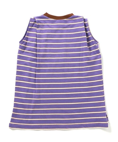 BREEZE(ブリーズ)の「【WEB限定/ジュニア対応】ボーダーワンピース(ワンピース・キッズ・オレンジ/パープル/ミント/ピンク/ブラック・90/100/80/140/110/130/120)」の14枚目の写真