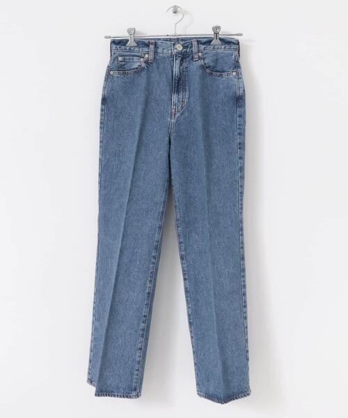 NEEDBY heritage（ニードバイヘリテージ）の「NEEDBY heritage　ANNIE PANTS（デニムパンツ・レディース・ブルー/ダークグレー・25/26/27/24）」の10枚目の写真