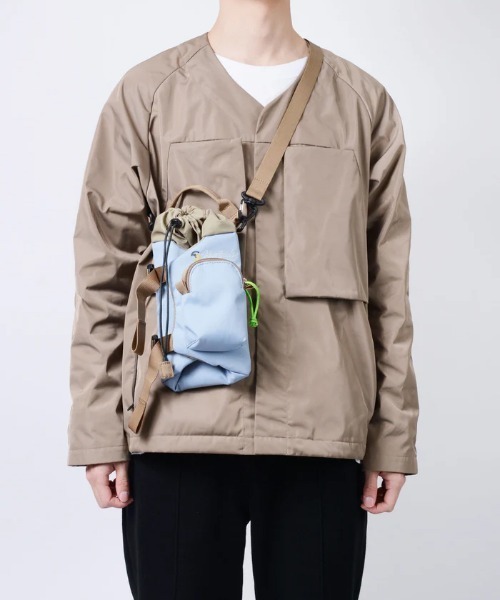 master-piece(マスターピース)の「【master-piece /マスターピース】 HugSack Drawstring Shoulder Bag S(ショルダーバッグ・メンズ・グレー/サックスブルー/ブラック・FREE)」の17枚目の写真