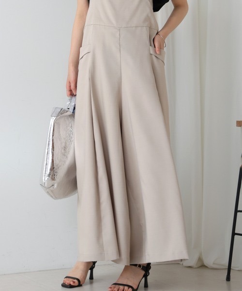 Bou Jeloud（ブージュルード）の「キャミタックサロペット（サロペット/オーバーオール・レディース・ブラック/ベージュ・MEDIUM）」の6枚目の写真