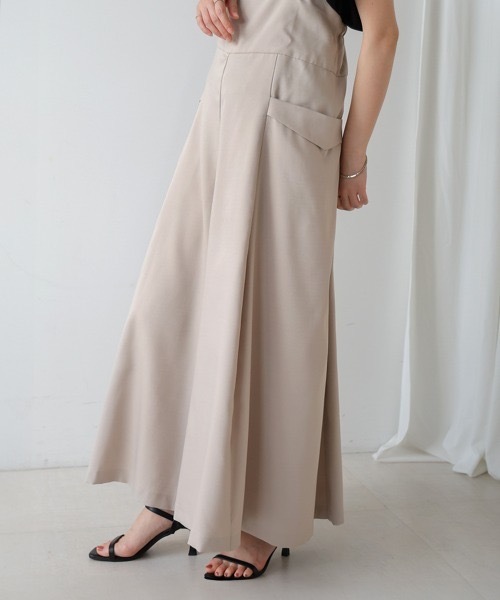 Bou Jeloud（ブージュルード）の「キャミタックサロペット（サロペット/オーバーオール・レディース・ブラック/ベージュ・MEDIUM）」の8枚目の写真