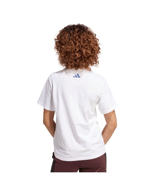 adidas(アディダス)の「アディダス adidas Tech Illustrate Graphic 半袖Tシャツ(Tシャツ/カットソー・レディース・ライトグレー/アイボリー・M/L)」の3枚目の写真