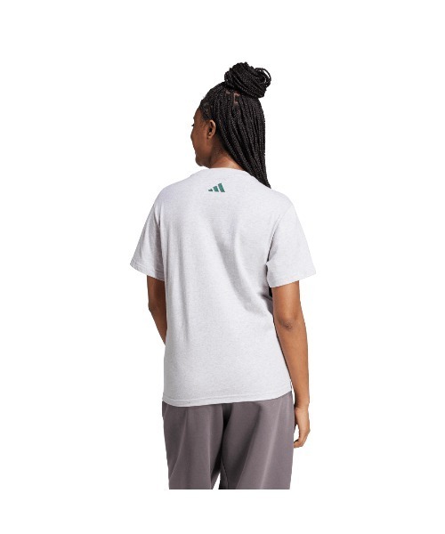 adidas(アディダス)の「アディダス adidas Tech Illustrate Graphic 半袖Tシャツ(Tシャツ/カットソー・レディース・ライトグレー/アイボリー・M/L)」の4枚目の写真