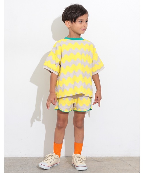 Ocean&Ground（オーシャン&グラウンド）の「ソウガラＴシャツ（Tシャツ/カットソー・キッズ・ドット/サンドベージュ/パープル・80/90/95/100/110/120/130/140）」の18枚目の写真