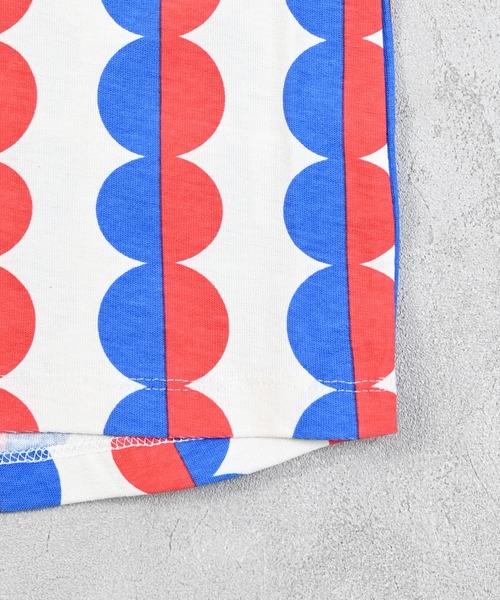 Ocean&Ground（オーシャン&グラウンド）の「ソウガラＴシャツ（Tシャツ/カットソー・キッズ・ドット/サンドベージュ/パープル・80/90/95/100/110/120/130/140）」の7枚目の写真