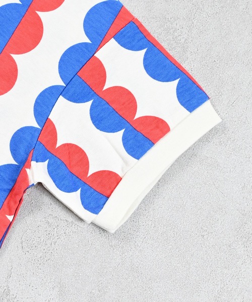 Ocean&Ground（オーシャン&グラウンド）の「ソウガラＴシャツ（Tシャツ/カットソー・キッズ・ドット/サンドベージュ/パープル・80/90/95/100/110/120/130/140）」の8枚目の写真