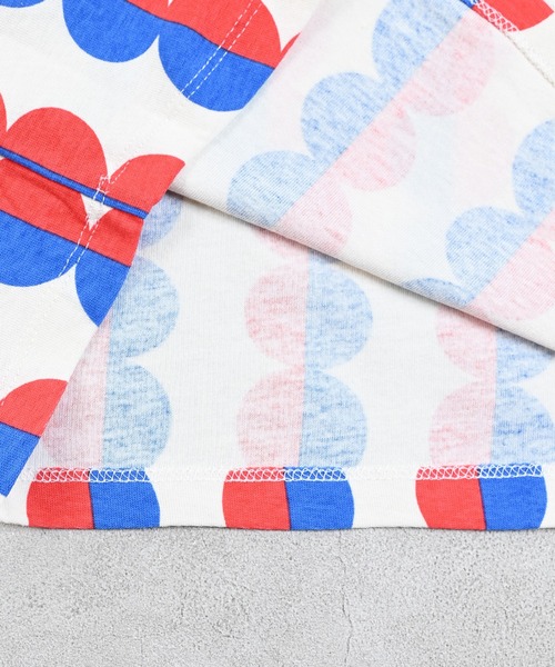 Ocean&Ground（オーシャン&グラウンド）の「ソウガラＴシャツ（Tシャツ/カットソー・キッズ・ドット/サンドベージュ/パープル・80/90/95/100/110/120/130/140）」の9枚目の写真