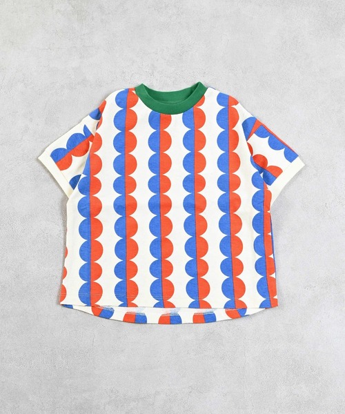 Ocean&Ground（オーシャン&グラウンド）の「ソウガラＴシャツ（Tシャツ/カットソー・キッズ・ドット/サンドベージュ/パープル・80/90/95/100/110/120/130/140）」の20枚目の写真