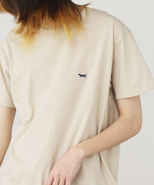 PENNEYS(ぺニーズ)の「【ROOPTOKYO別注】PENNEYS/ペニーズ THE FOX BASIC CREW SS TEE ロゴ ワッペン刺繍 半袖TEE(Tシャツ/カットソー・メンズ・ネイビー/サンドベージュ/ブラック/ライトピンク/ホワイト・S/L/M/XL)」の3枚目の写真