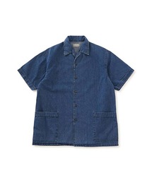 STS0043　ジャガードデニムビーチシャツ