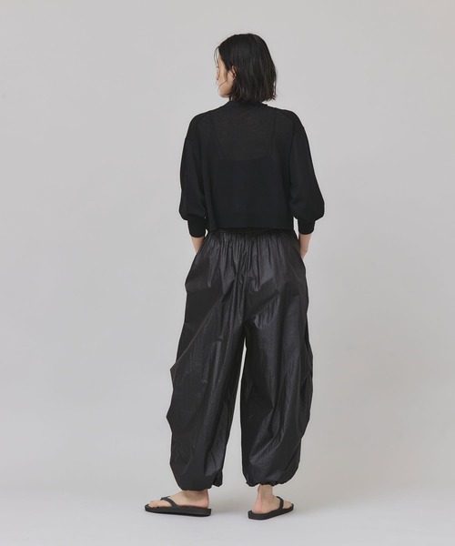 Curensology(カレンソロジー)の「Curensology(カレンソロジー)/シアーショートニットカーディガン(カーディガン/ボレロ・レディース・ライトブルー/ブラック/ホワイト・FREE)」の15枚目の写真