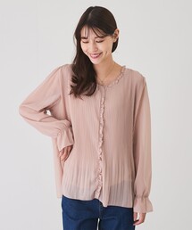 ジャイロ JAYRO バックプリーツスキッパーブラウス （ピンク） ジャイロ JAYRO バックプリーツスキッパーブラウス （ピンク