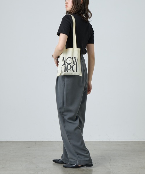 COLONY 2139(コロニートゥーワンスリーナイン)の「ナイロンミニトートバッグ(トートバッグ・レディース・アイボリー/サックスブルー/モカ・FREE)」の15枚目の写真