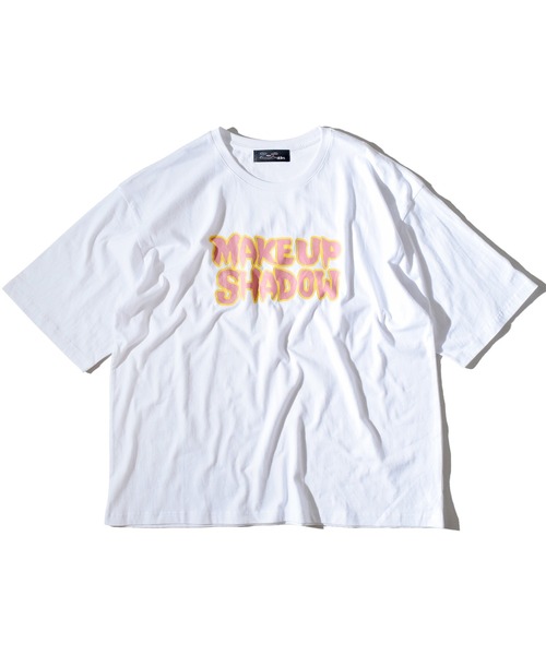 ALDIES（アールディーズ）の「Make Up Big T / メイクアップビッグT（Tシャツ/カットソー・メンズ・ホワイト/ブラック/レッド・FREE）」の4枚目の写真