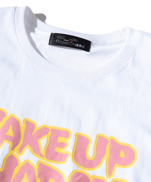 ALDIES（アールディーズ）の「Make Up Big T / メイクアップビッグT（Tシャツ/カットソー・メンズ・ホワイト/ブラック/レッド・FREE）」の6枚目の写真