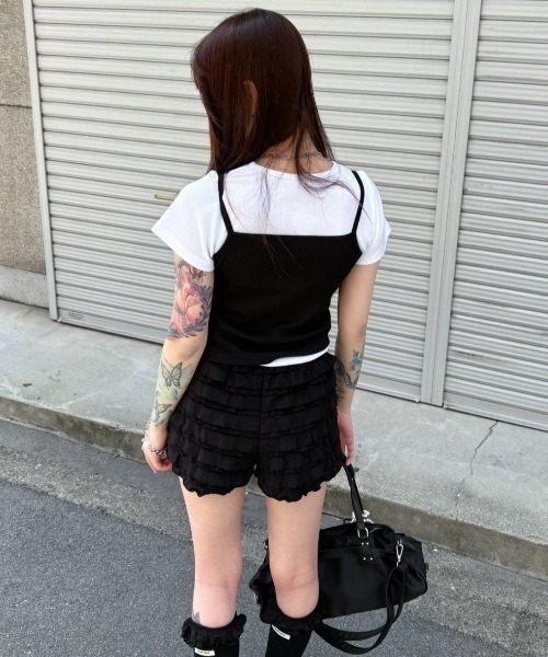 XU（エックスユー）の「【Never mind the XU】belt shoulder bag / 【ネバーマインド ザ エックスユー】ベルトショルダーバッグ（ショルダーバッグ・レディース・ブラウン/ブラック・ONE SIZE）」の9枚目の写真