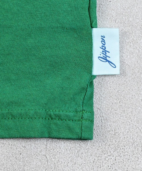 JIPPON(ジポン)の「イラストTシャツ/日本製(Tシャツ/カットソー・キッズ・ライトブルー/オフホワイト/グリーン/アイボリー・80/90/95/100/110/120/130/140)」の10枚目の写真