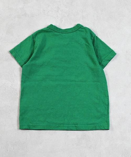 JIPPON(ジポン)の「イラストTシャツ/日本製(Tシャツ/カットソー・キッズ・ライトブルー/オフホワイト/グリーン/アイボリー・80/90/95/100/110/120/130/140)」の7枚目の写真