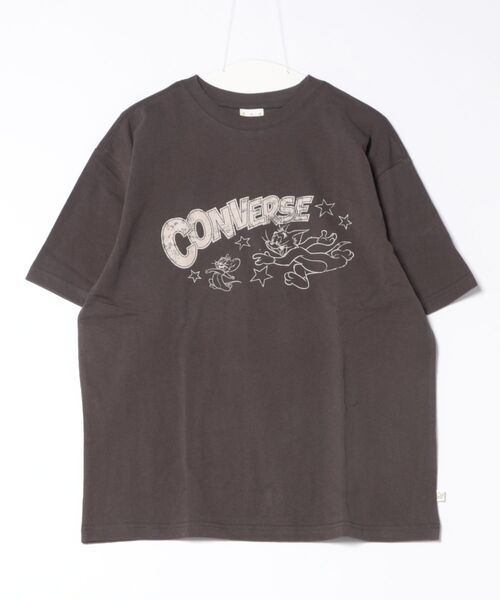 CONVERSE(コンバース)の「【CONVERSE/コンバース】×【TOM AND JERRY/トムとジェリー】ブランドロゴ プリント オーバーサイズ Tシャツ(Tシャツ/カットソー・レディース・ブラック/ホワイト・LARGE/MEDIUM)」の20枚目の写真