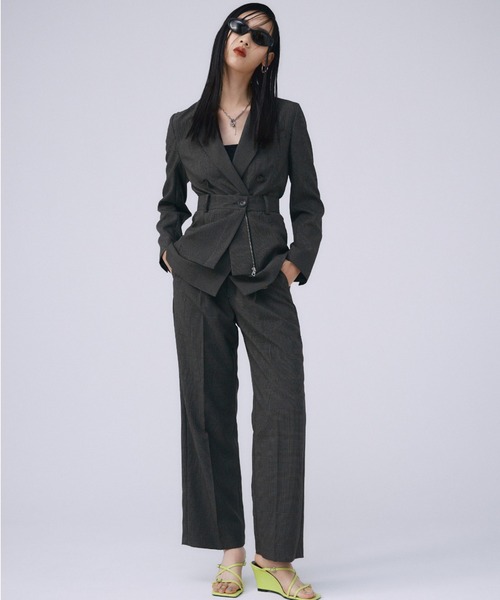 JOSE MOON(ジョゼムーン)の「BELTED STRAP SANDAL/ベルテッドストラップサンダル(サンダル・レディース・ホワイト/ライム/ピンク・35/37/39)」の4枚目の写真