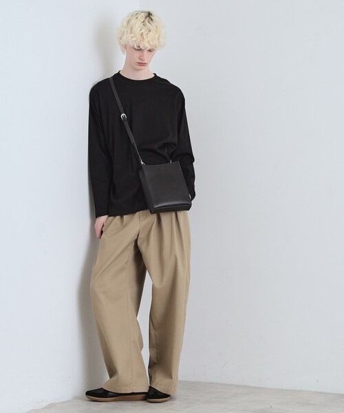 tk.TAKEO KIKUCHI（ティーケータケオキクチ）の「スクエアボックスショルダーバッグ（ユニセックスアイテム）（ショルダーバッグ・メンズ・ブラック系7/グレー系その他3/グレー系その他2/ブラック系/ブラック系その他・00）」の18枚目の写真