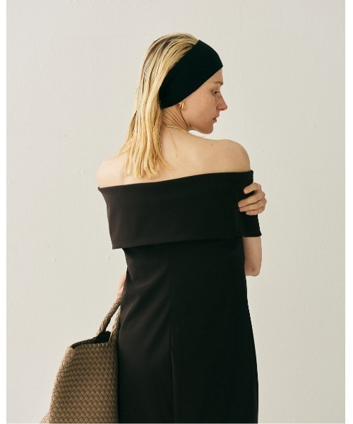 撥水】大衿トリコットワンピース（ワンピース）｜Rouge vif（ルージュ