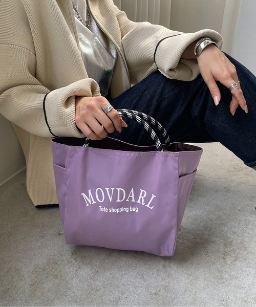 【リバーシブル】ビッグロゴミニトートバッグ