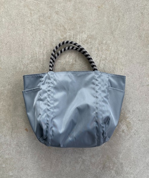 210nouve（トゥージュヌーブ）の「【リバーシブル】ビッグ ロゴ トートバッグ S（トートバッグ・レディース・ネイビー/グリーン/ブラック/オレンジ/パープル・FREE）」の16枚目の写真