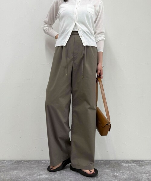 fredy emue(フレディエミュ)の「タイプライターストリングパンツ(その他パンツ・レディース・ブラック/カーキ/ベージュ・38/36)」の3枚目の写真