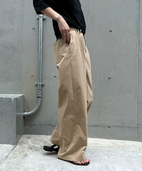 fredy emue(フレディエミュ)の「タイプライターストリングパンツ(その他パンツ・レディース・ブラック/カーキ/ベージュ・38/36)」の11枚目の写真