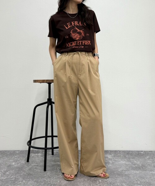 fredy emue(フレディエミュ)の「タイプライターストリングパンツ(その他パンツ・レディース・ブラック/カーキ/ベージュ・38/36)」の13枚目の写真