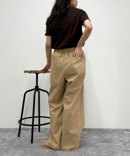 fredy emue(フレディエミュ)の「タイプライターストリングパンツ(その他パンツ・レディース・ブラック/カーキ/ベージュ・38/36)」の15枚目の写真