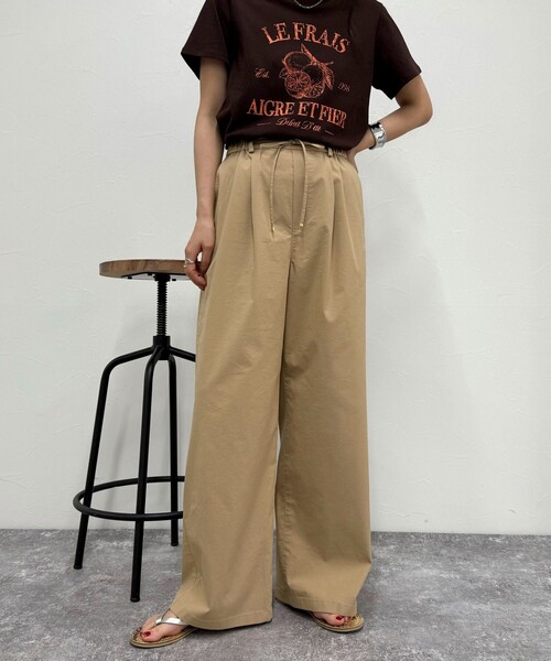 fredy emue(フレディエミュ)の「タイプライターストリングパンツ(その他パンツ・レディース・ブラック/カーキ/ベージュ・38/36)」の16枚目の写真