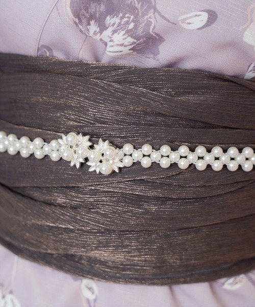 WILLSELECTION（ウィルセレクション）の「パール付きゴムベルト（ベルト・レディース・オフホワイト・FREE）」の9枚目の写真