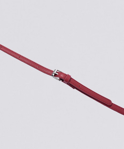 kiehtova（キエトヴァ）の「【kiehtova】2WAY LEATHER SQUARE BAG/2ウェイ レザー スクエアバッグ KTAC5 ※（ハンドバッグ・レディース・レッド/ブラック・FREE）」の10枚目の写真