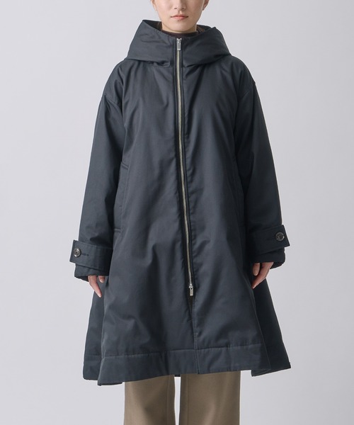 miffew（ミフュー）の「「miffew/ ミフュー」TENT LINE ZIP UP DOWN COAT（ダウンジャケット/コート・レディース・ブラック/ロイヤルブルー/ベージュ・2/1）」の2枚目の写真