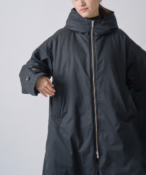 miffew（ミフュー）の「「miffew/ ミフュー」TENT LINE ZIP UP DOWN COAT（ダウンジャケット/コート・レディース・ブラック/ロイヤルブルー/ベージュ・2/1）」の10枚目の写真