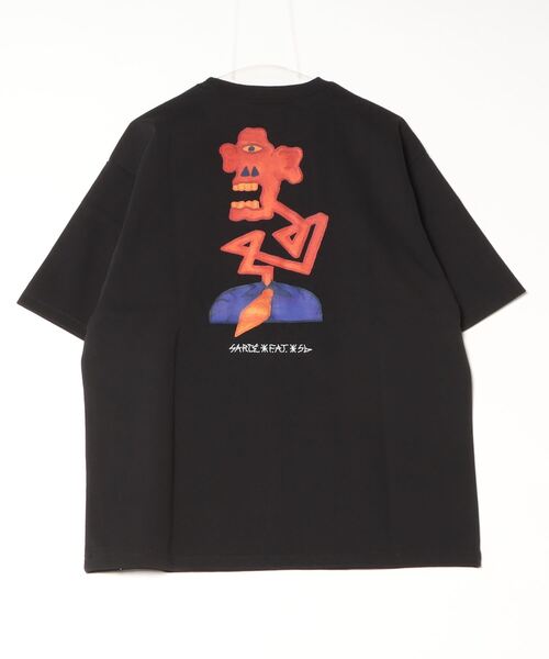 FAT(エフエイティー)の「SARCE "MOUTH"(Tシャツ/カットソー・メンズ・ベージュ/ホワイト/ブラック・JUMBO(XXL)/FAT(XL)/SKINNY(L)/TITCH(M))」の4枚目の写真