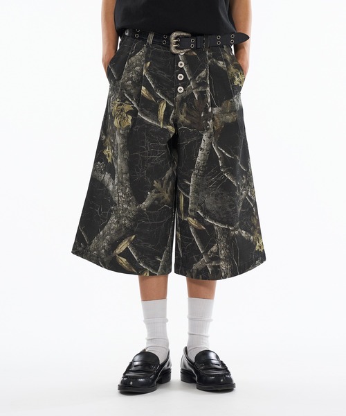 WISH FOR EVER バギーパンツ WISH FOR EVER パンツ ASSORT SIDE SWITCH BAGGY CURVE PANTS